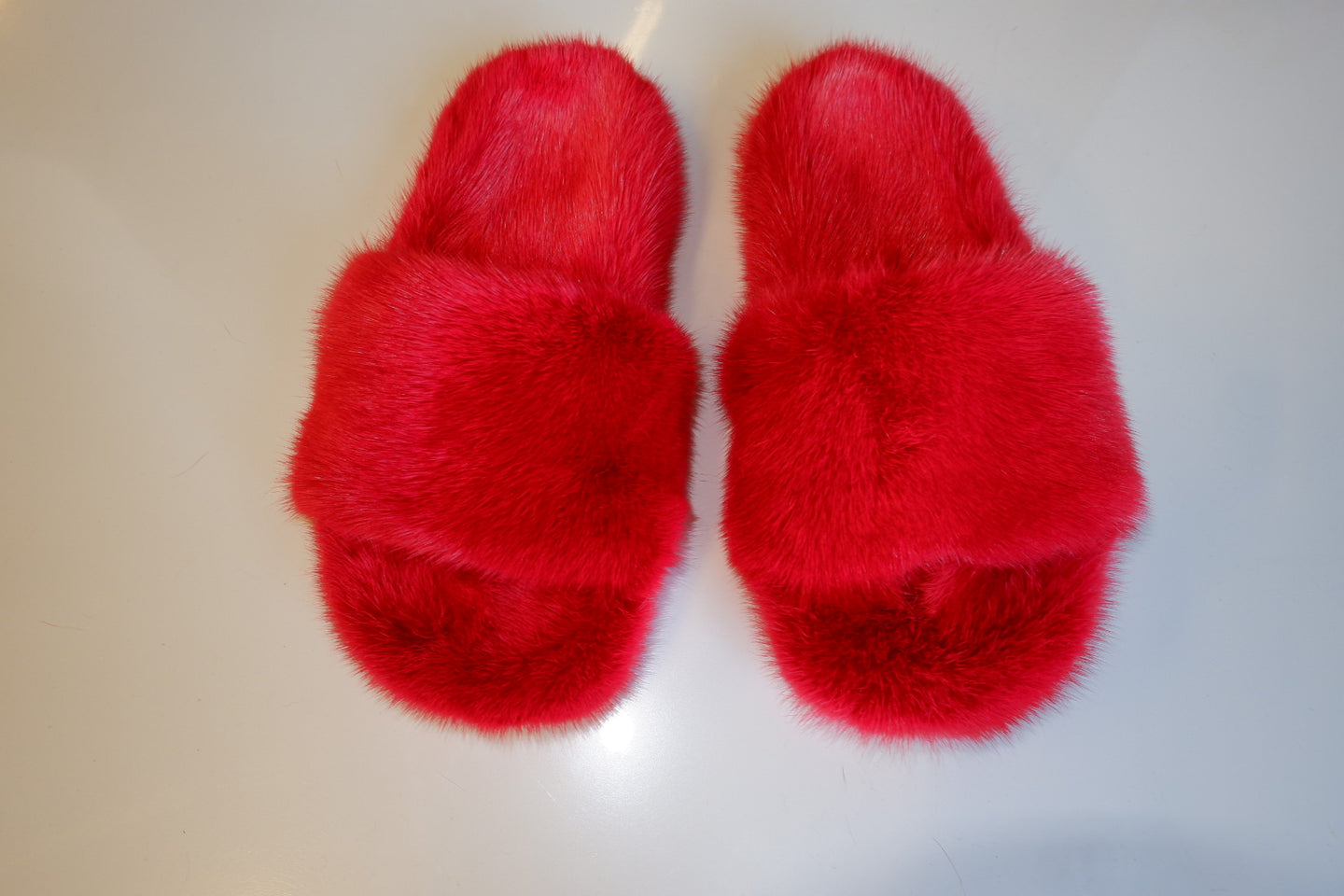 Sample Sale: mink slides red