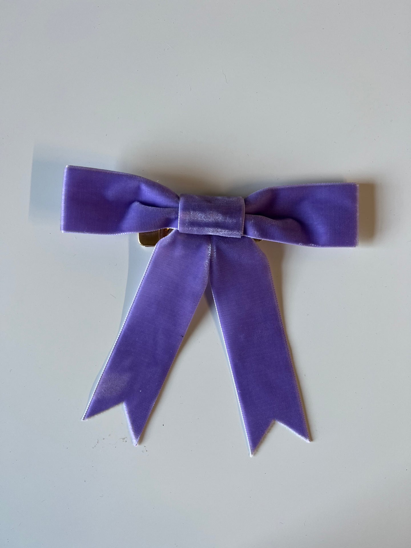 Sample Sale: Lilac velvet Sloan bow