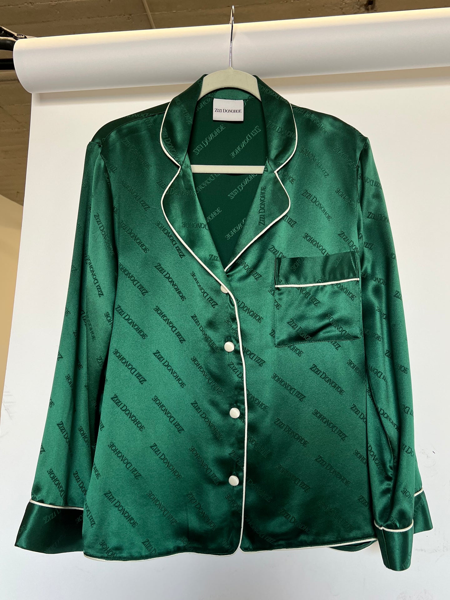 Sample Sale: Silk Jacquard Pyjama top
