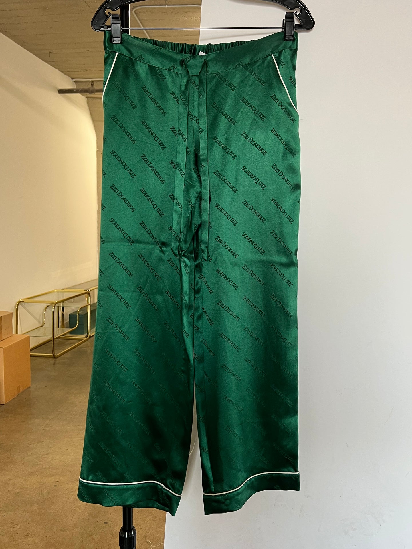 Sample Sale: Silk Jacquard Pyjama bottoms