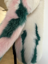 Load image into Gallery viewer, Sample Sale: Double sided fox stole with tail