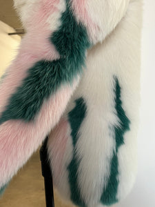 Sample Sale: Double sided fox stole with tail
