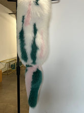 Load image into Gallery viewer, Sample Sale: Double sided fox stole with tail