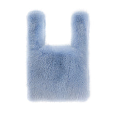 Load image into Gallery viewer, Mini Mink Shopper in Blue